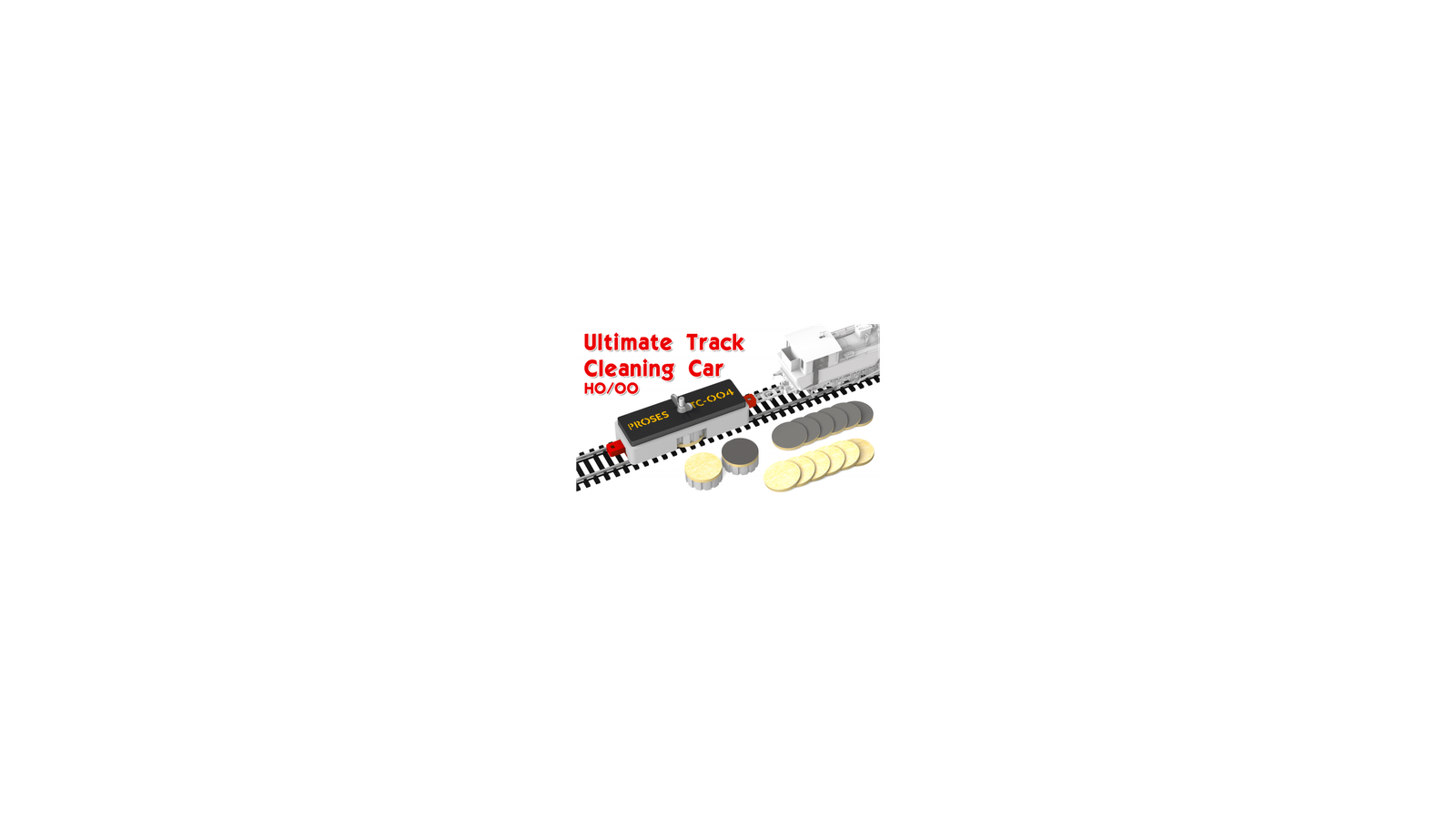 Ultimate Track Cleaning Car HOOO Proses TC004 Model Railways