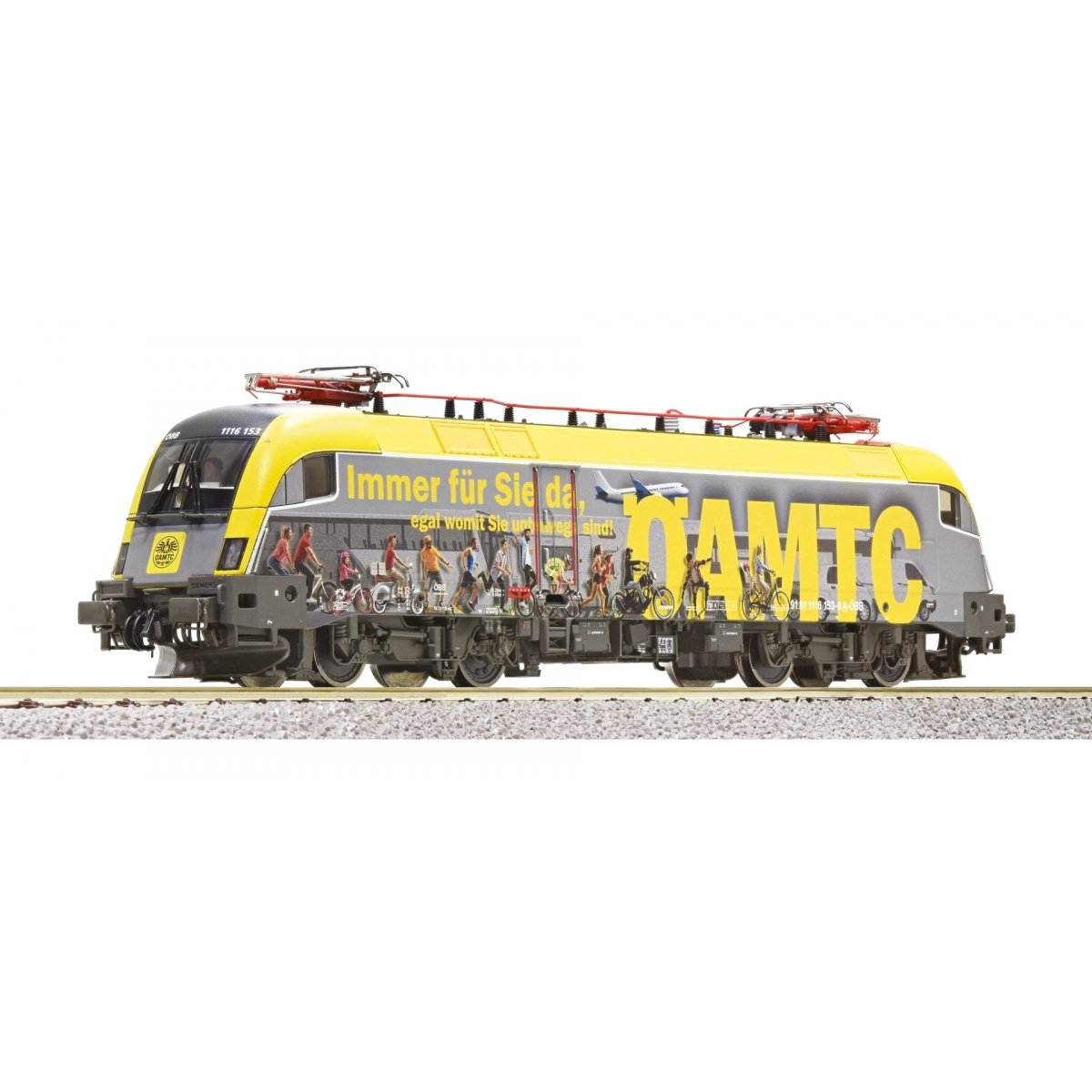 Electric locomotive -- Elektrolokomotive -- 1116 153-8 - HO - Roco Fleischmann 70509