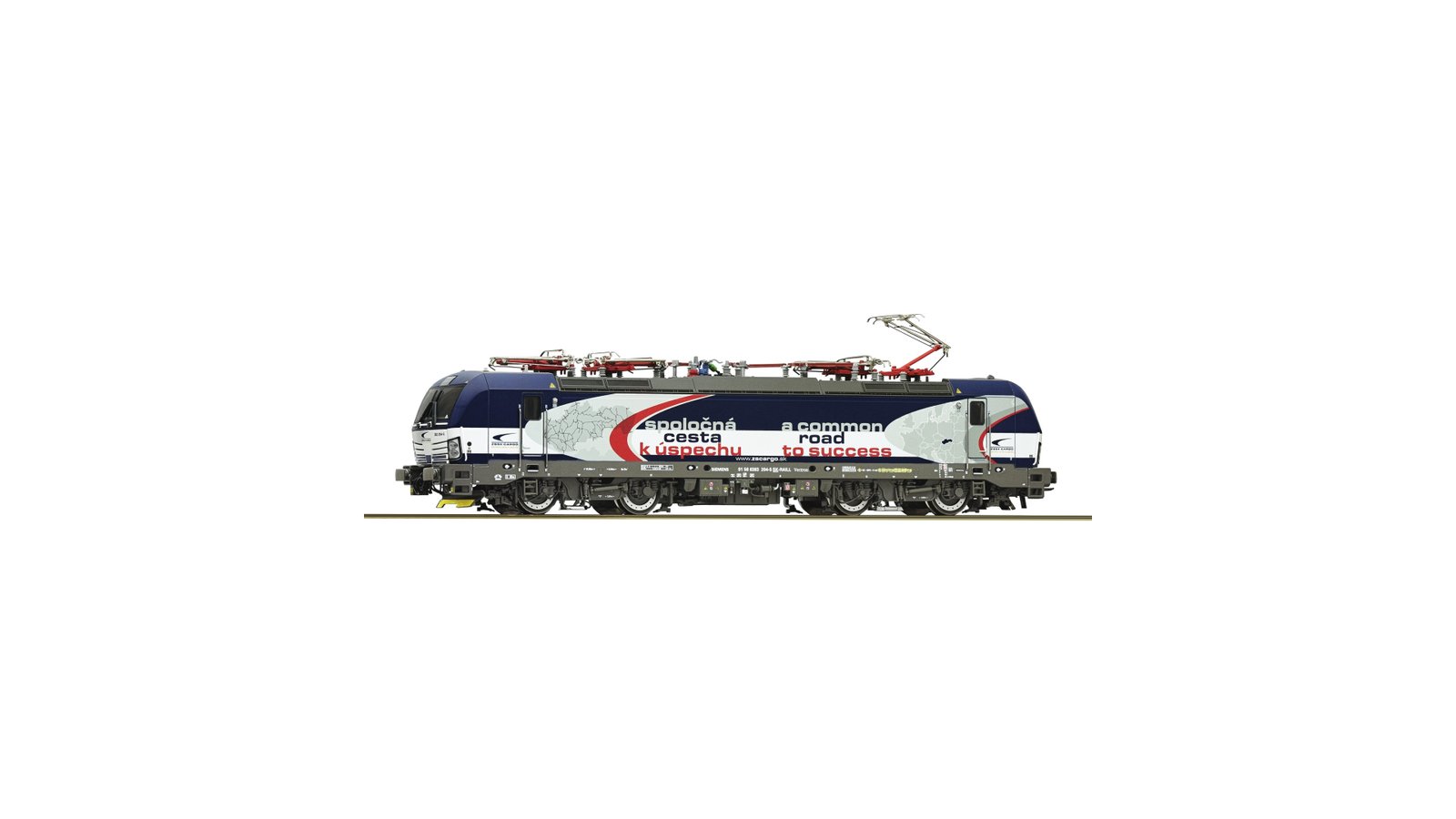 Electric locomotive -- Elektrolokomotive -- 383 204-5 - ZSSK Cargo - HO - Roco Fleischmann 70687