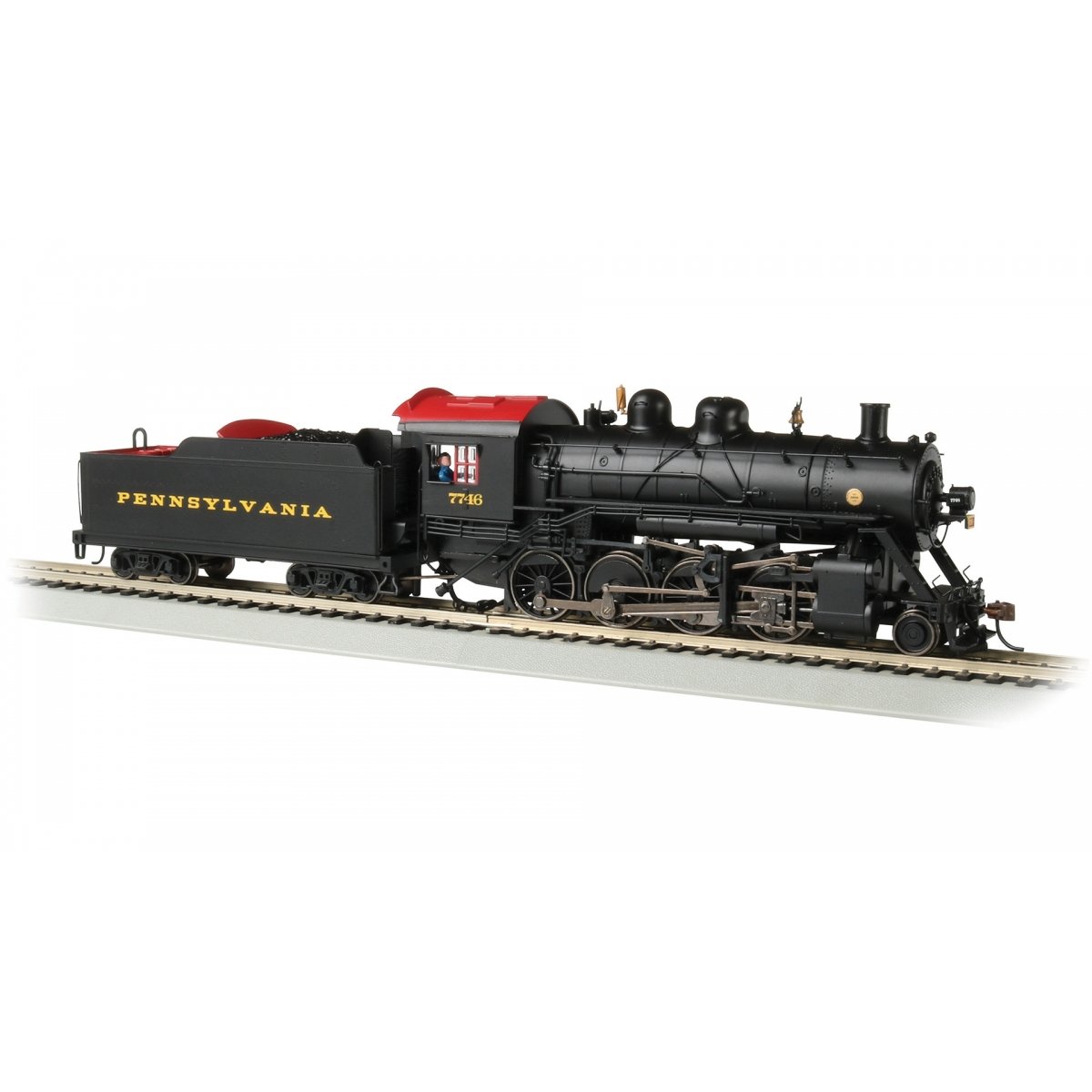 Train Locomotive - 2-8-0 DCC Sound Pennsylvania Railroad - HO - Bachmann 57909
